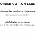 PPLR_HIDDEN_PRODUCT Reorder Previous Label Design - COTTON