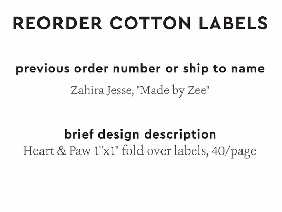 PPLR_HIDDEN_PRODUCT Reorder Previous Label Design - COTTON
