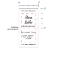 PPLR_HIDDEN_PRODUCT Small Square Text Tags - Cotton