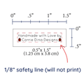 PPLR_HIDDEN_PRODUCT Two Line Tiny Labels - Cotton