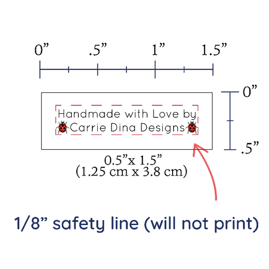 PPLR_HIDDEN_PRODUCT Two Line Tiny Labels - Cotton
