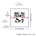 PPLR_HIDDEN_PRODUCT Print Your Logo or Image on FOLDED Cotton Tags