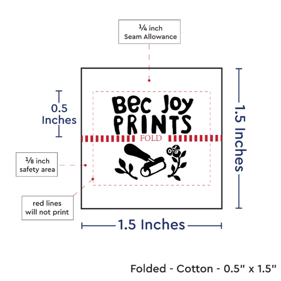 PPLR_HIDDEN_PRODUCT Print Your Logo or Image on FOLDED Cotton Tags