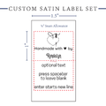 PPLR_HIDDEN_PRODUCT Sewing Icons Label Set - Satin - 1.5" wide