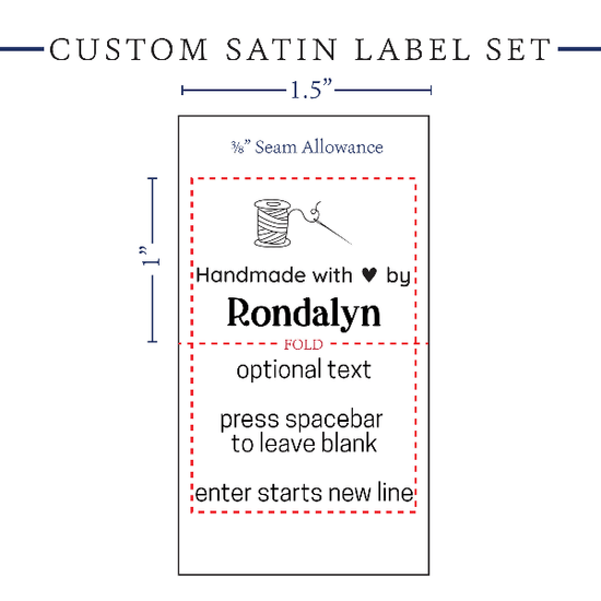 PPLR_HIDDEN_PRODUCT Sewing Icons Label Set - Satin - 1.5" wide