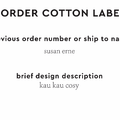 PPLR_HIDDEN_PRODUCT Reorder Previous Label Design - COTTON
