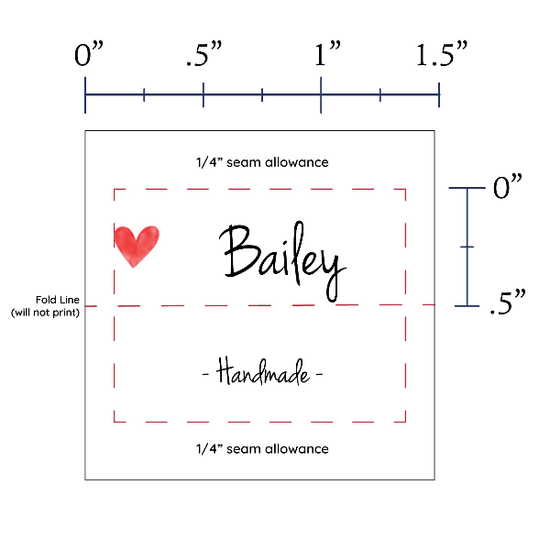 PPLR_HIDDEN_PRODUCT Tiny Heart Labels - Cotton