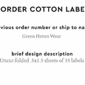 PPLR_HIDDEN_PRODUCT Reorder Previous Label Design - COTTON