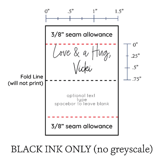 PPLR_HIDDEN_PRODUCT Medium Satin Tags - Text Only, 1.5" Ribbon