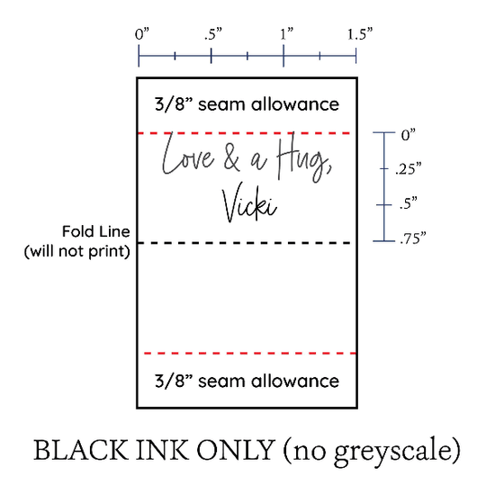 PPLR_HIDDEN_PRODUCT Medium Satin Tags - Text Only, 1.5" Ribbon
