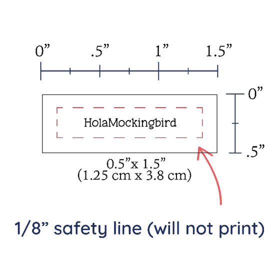 PPLR_HIDDEN_PRODUCT Two Line Tiny Labels - Cotton