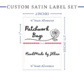 PPLR_HIDDEN_PRODUCT Rose Satin Labels - 2" wide
