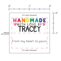 PPLR_HIDDEN_PRODUCT Rainbow Handmade with Love - Cotton