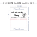 PPLR_HIDDEN_PRODUCT Rose Satin Labels - 2" wide