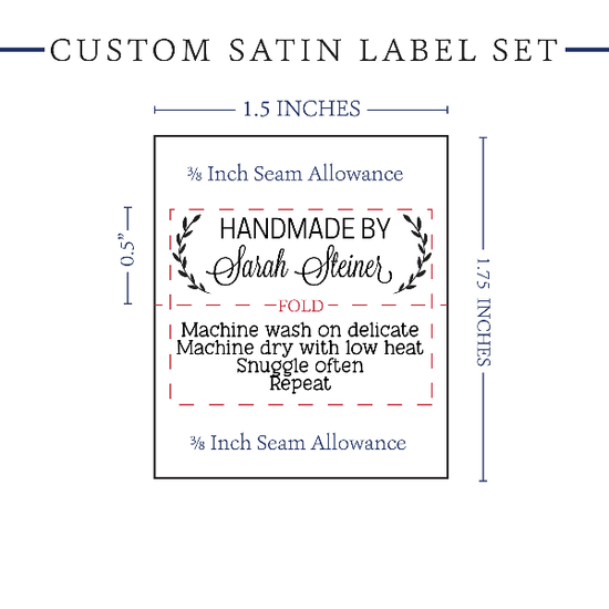 PPLR_HIDDEN_PRODUCT Small Laurel Labels - Satin - 1.5" wide
