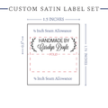 PPLR_HIDDEN_PRODUCT Small Laurel Labels - Satin - 1.5" wide