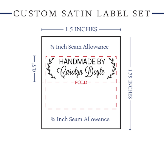 PPLR_HIDDEN_PRODUCT Small Laurel Labels - Satin - 1.5" wide