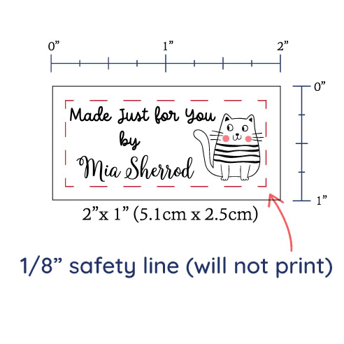 PPLR_HIDDEN_PRODUCT Cute Cat Labels - Cotton
