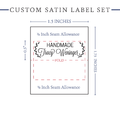 PPLR_HIDDEN_PRODUCT Small Laurel Labels - Satin - 1.5" wide