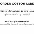 PPLR_HIDDEN_PRODUCT Reorder Previous Label Design - COTTON