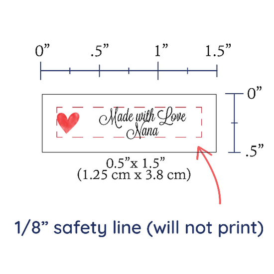 PPLR_HIDDEN_PRODUCT Tiny Heart Labels - Cotton
