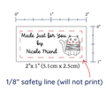 PPLR_HIDDEN_PRODUCT Cute Cat Labels - Cotton