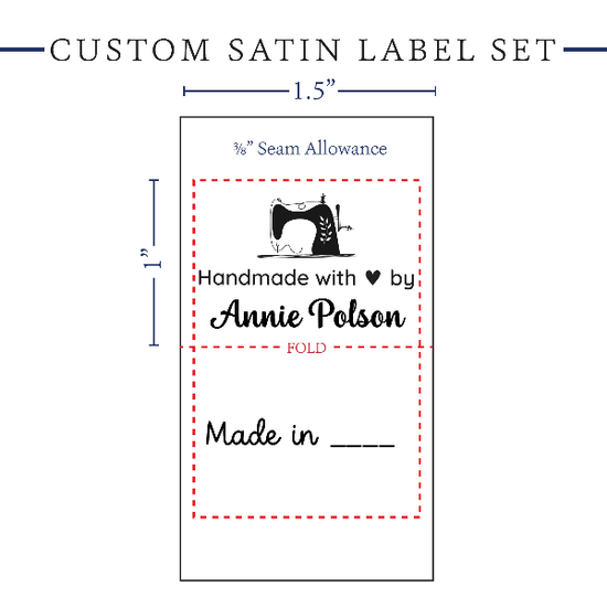PPLR_HIDDEN_PRODUCT Sewing Icons Label Set - Satin - 1.5" wide