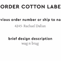 PPLR_HIDDEN_PRODUCT Reorder Previous Label Design - COTTON