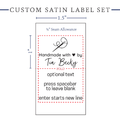 PPLR_HIDDEN_PRODUCT Sewing Icons Label Set - Satin - 1.5" wide