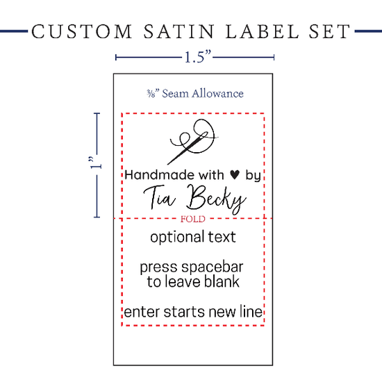PPLR_HIDDEN_PRODUCT Sewing Icons Label Set - Satin - 1.5" wide