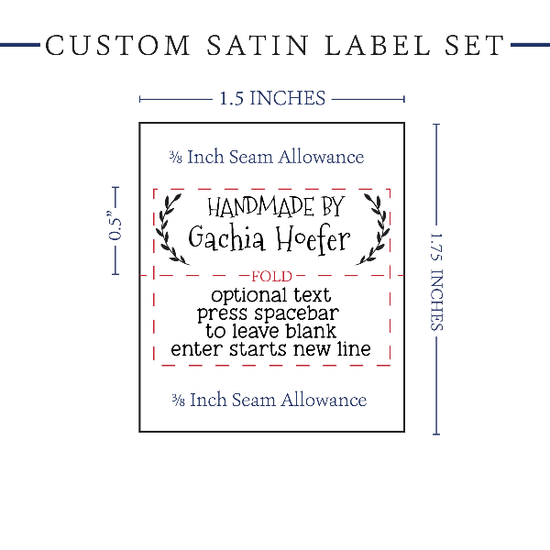 PPLR_HIDDEN_PRODUCT Small Laurel Labels - Satin - 1.5" wide