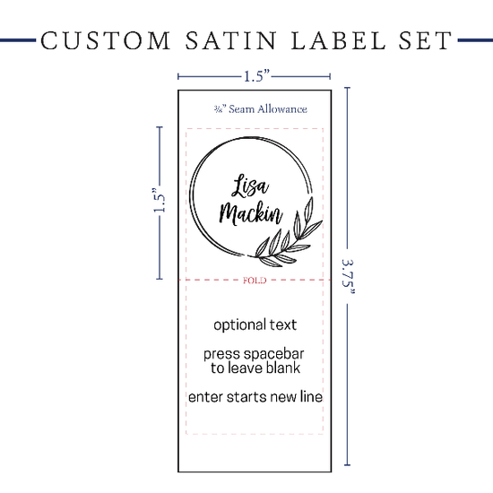 PPLR_HIDDEN_PRODUCT Circle Leaf - Satin - 1.5" wide