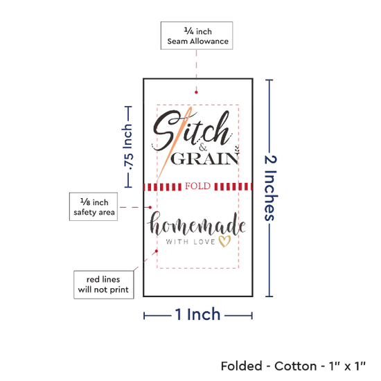 PPLR_HIDDEN_PRODUCT Print Your Logo or Image on FOLDED Cotton Tags