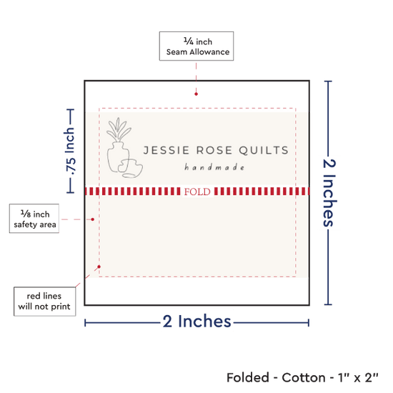 PPLR_HIDDEN_PRODUCT Print Your Logo or Image on FOLDED Cotton Tags
