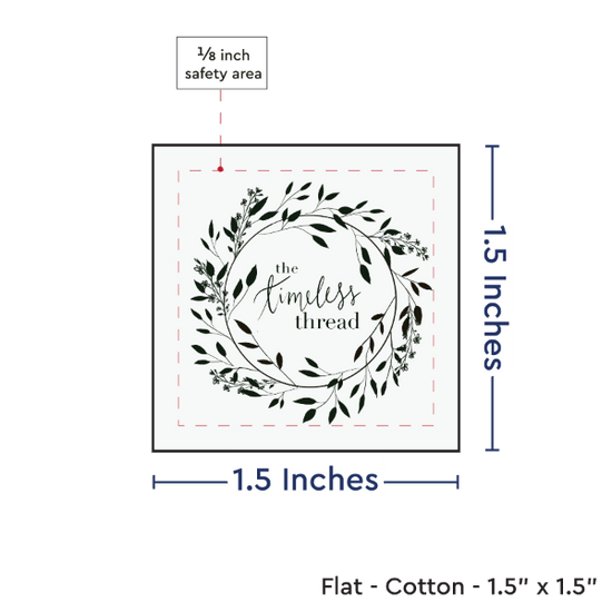 PPLR_HIDDEN_PRODUCT Print your Logo or Image on FLAT Cotton Tags