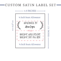 PPLR_HIDDEN_PRODUCT Small Laurel Labels - Satin - 1.5" wide
