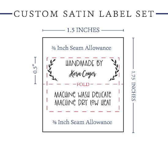 PPLR_HIDDEN_PRODUCT Small Laurel Labels - Satin - 1.5" wide