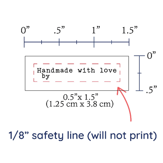 PPLR_HIDDEN_PRODUCT Two Line Tiny Labels - Cotton