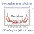 PPLR_HIDDEN_PRODUCT Boho Antlers and Flowers - Cotton