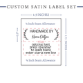 PPLR_HIDDEN_PRODUCT Small Laurel Labels - Satin - 1.5" wide
