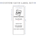 PPLR_HIDDEN_PRODUCT Monogram Satin Labels - Satin - 1.5" wide
