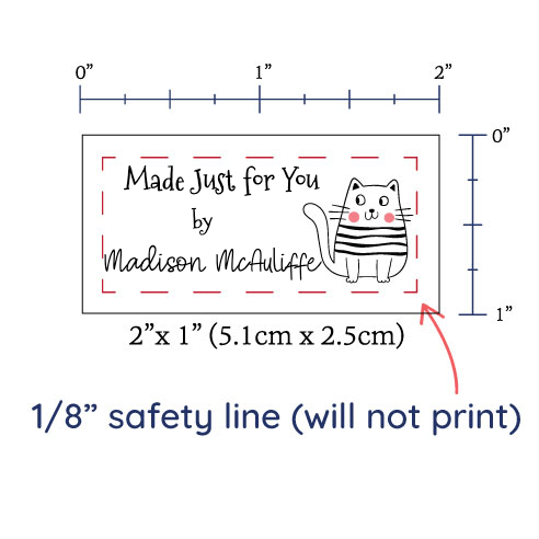 PPLR_HIDDEN_PRODUCT Cute Cat Labels - Cotton