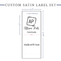 PPLR_HIDDEN_PRODUCT Monogram Satin Labels - Satin - 1.5" wide