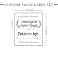 PPLR_HIDDEN_PRODUCT Small Laurel Labels - Satin - 1.5" wide