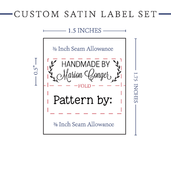 PPLR_HIDDEN_PRODUCT Small Laurel Labels - Satin - 1.5" wide