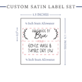 PPLR_HIDDEN_PRODUCT Small Laurel Labels - Satin - 1.5" wide
