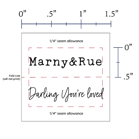 PPLR_HIDDEN_PRODUCT Tiny Text Labels - Cotton