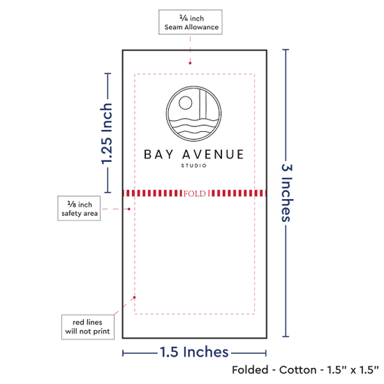 PPLR_HIDDEN_PRODUCT Print Your Logo or Image on FOLDED Cotton Tags