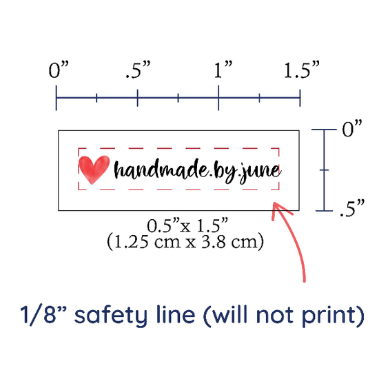 PPLR_HIDDEN_PRODUCT Tiny Heart Labels - Cotton