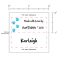 PPLR_HIDDEN_PRODUCT Paw Prints - Cotton